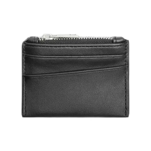 ZARA ПУ (полиуретан) Держатель для карт Мужской Черный