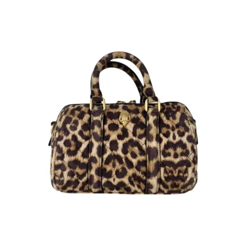 Kurt Geiger London Замша Сумка Маленькая Женская с Леопардовым Принтом