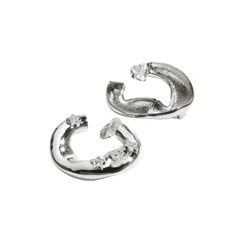 CHANEL Серьги из металла женский серебряный