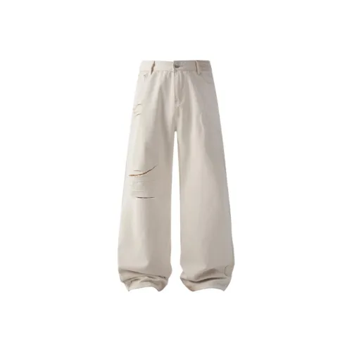 GEOGRE ALEX Белый абрикос Унисекс Джинсы