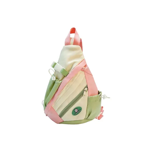 Gerlanx Нейлоновая сумка через плечо рюкзак женский розовый черный