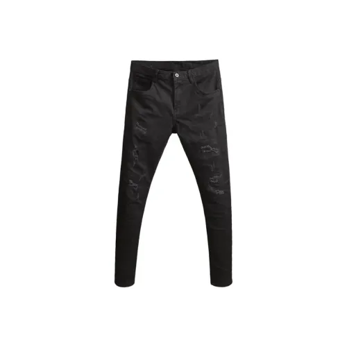 OGQG Черные Мужские Джинсы