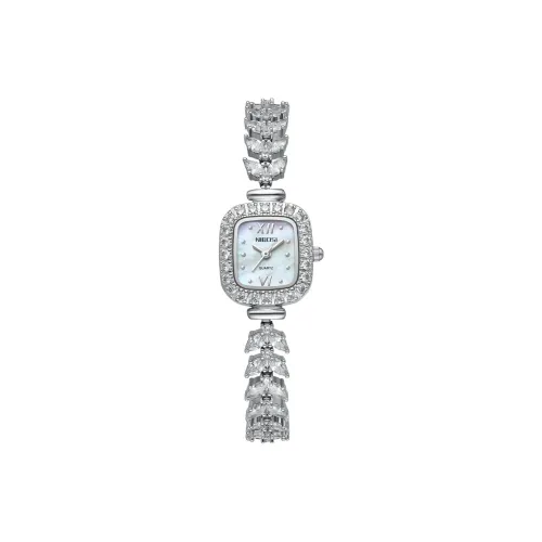 NIBOSI 1985 Кварцевый механизм нержавеющая сталь ремешок часы женские жемчужная раковина цвет циферблат