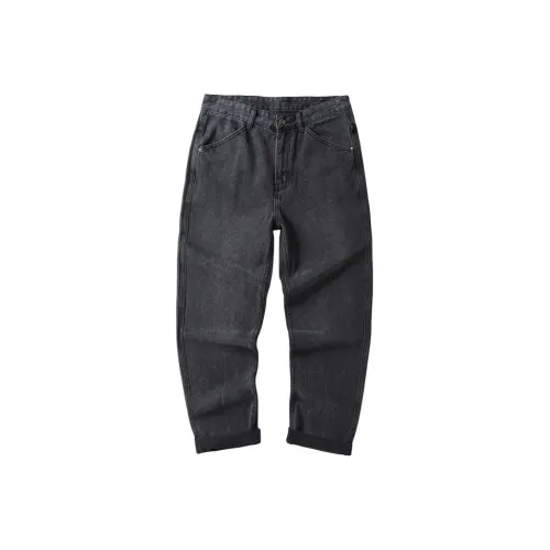 J.F.U Черные Мужские Джинсы