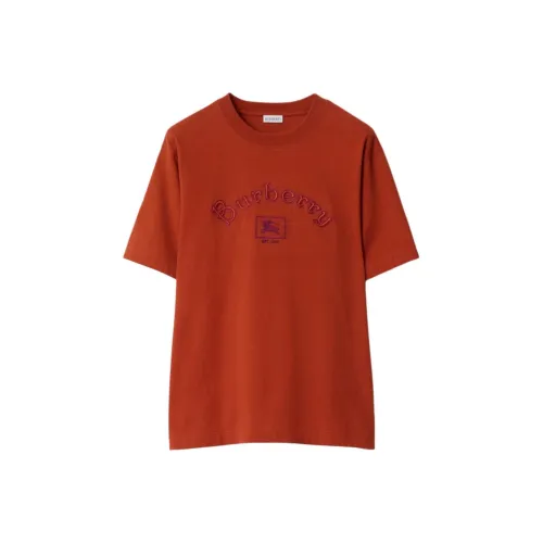 Burberry Пламенно-оранжевые Мужские T-рубашки