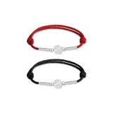 Лотос Роды Богатство Лотос Цветочный Дизайн Браслеты Пара