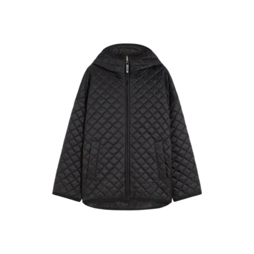 MaxMara Черные Женские Объёмные Куртки (Пуфы)