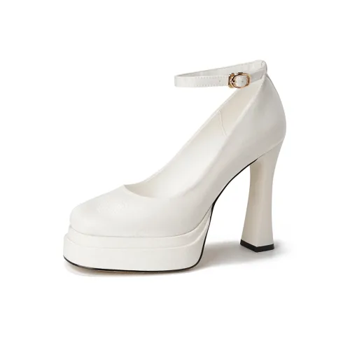 Lan Miao Грубый каблук Высокие каблуки Женские