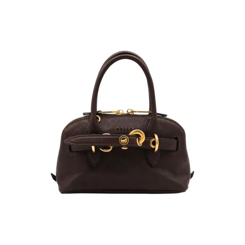 MIU MIU Lambskin One Shoulder Bag Standard Women's Brown