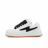 Белый (Черные шнурки)