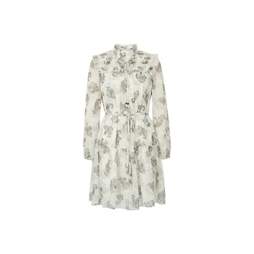 Hopeshow Длинное платье с длинными рукавами женское