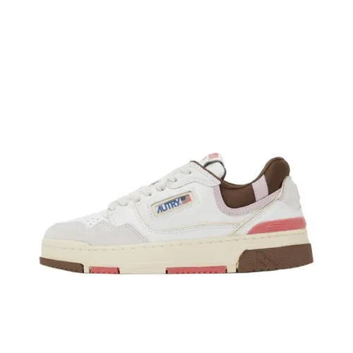 AUTRY Clc Low Топ Скейтборд Кроссовки Мужские Белый Коричневый
