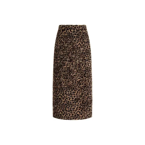 POWXV Повседневный Длинный Юбка Женские