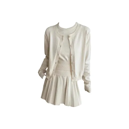 Meanalot Ecru THREE Комплект Женская Юбка и Топ