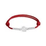 Лотос Роды Богатство Лотос Цветочный Дизайн Браслеты с Красной Нитью