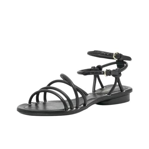 Ferragamo One Ремень Сандалии Черные Женские