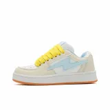 Кремовый Синий (Желтые Шнурки)