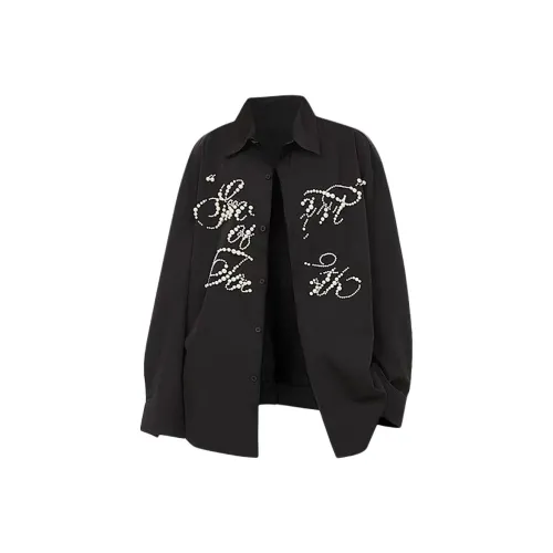 THE AIER Черные Унисекс Рубашки