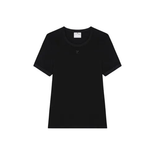 COURREGES Черные Женские Рубашки T