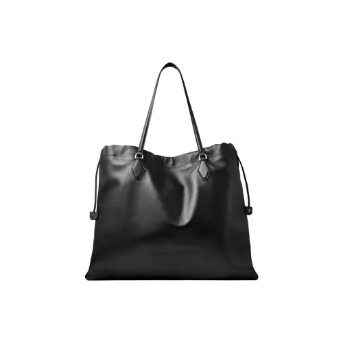 Jimmy Choo Sheepskin Tote Bag Shopping Bag Large Women's Black