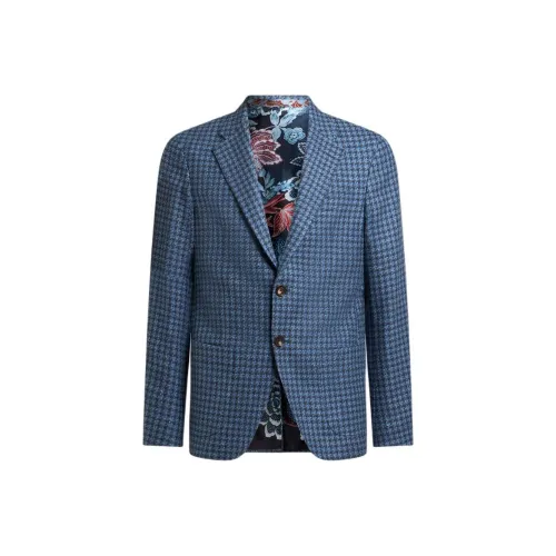 ETRO Синий Мужской Деловой Костюм