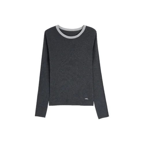 ELLE Темно-серые Женские Свитеры