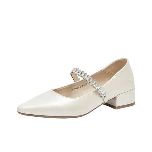 GEMEIQ Грубый каблук Туфли Мэри Джейн Женские