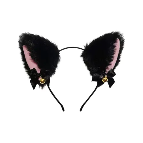 Oloy Милый Fake Кошка Ухо Колокольчик Заколка для волос Лолита Ободки для вечеринок