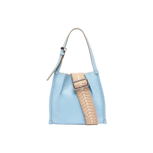 GIANNI CHIARINI Сумка через плечо из кожи сумка женская молочно-синий