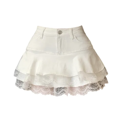 Ning Cai Yuer Джинсовые короткие юбки Женские