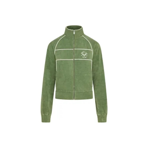 OH POLLY Махровый хлопковый тёрка ZIP UP укороченный свитшот женский