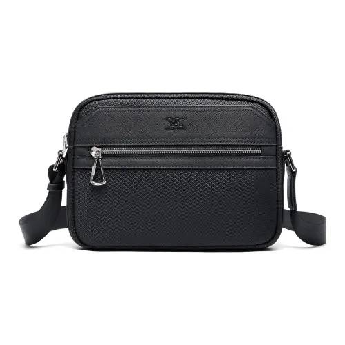 SEPTWOLVES Ткань Сумка через плечо QPL Стандартная Унисекс Черная