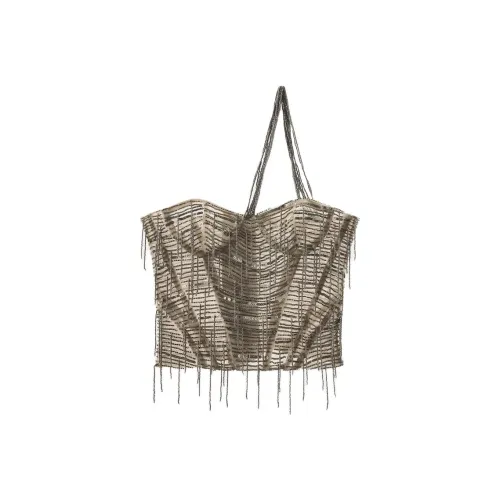 ZARA Серебряный Женские Топы