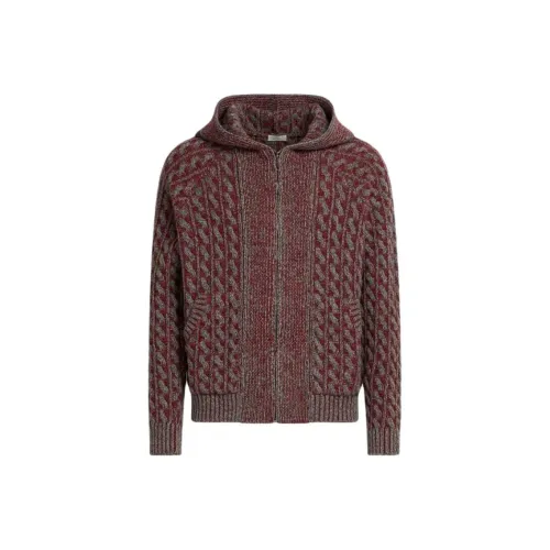ETRO Мужские Свитшоты Бордового и Красного Цвета