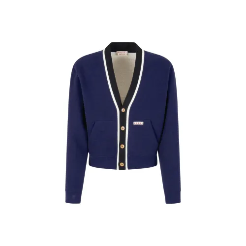 MARNI Темно-синий Синий Мужской Трикотаж