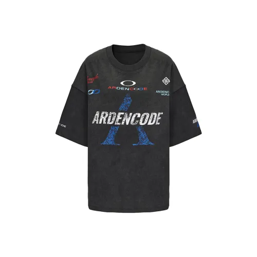 ARDENCODE Промытый черный Унисекс Футболка