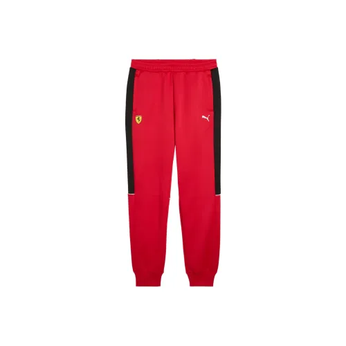 PUMA SCUDERIA FERRARI T7 Вязаные тренировочные брюки для мужчин