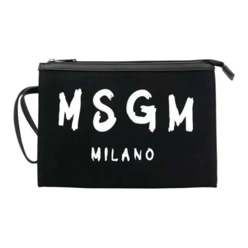 MSGM Хлопок Запястье Сумка Клатч Детский Черный
