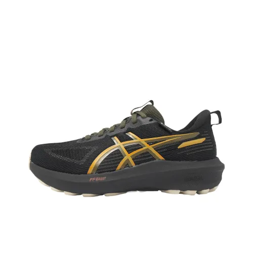 Asics GT 1000 14 Водонепроницаемые и Дышащие Беговые Кроссовки Женские Черные