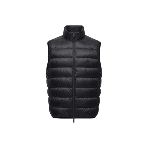 Moncler Мужские жилеты черного цвета