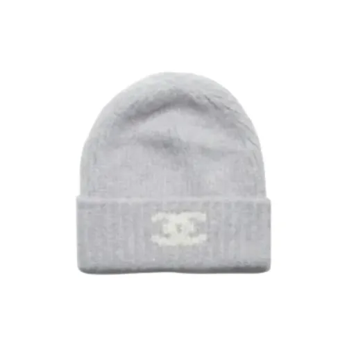 CHANEL Шапки-бини Unisex Light Серый