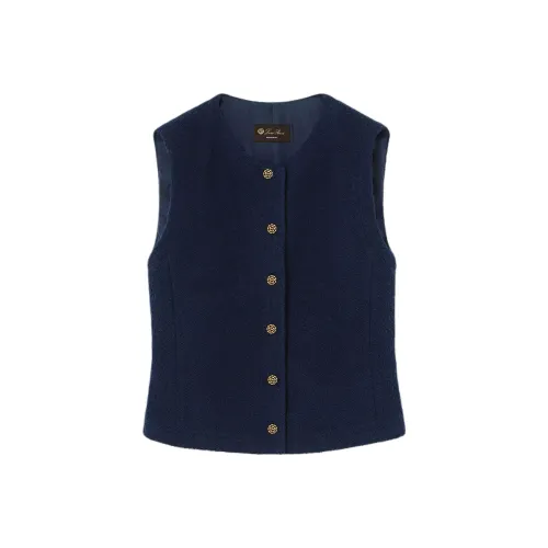 Loro Piana Синий Женские Жилеты