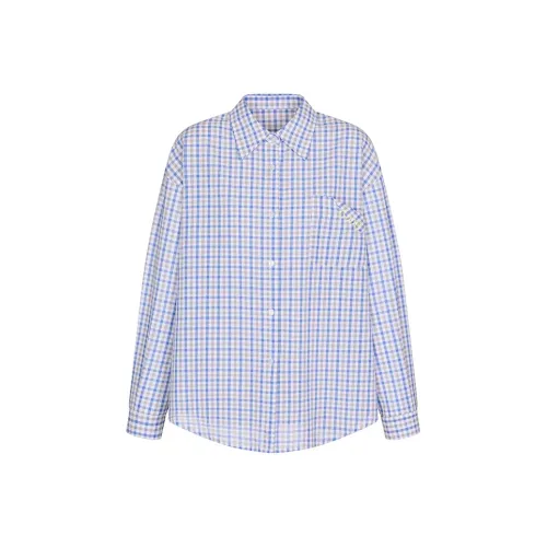 MeiHaoStore Синий Унисекс Рубашки