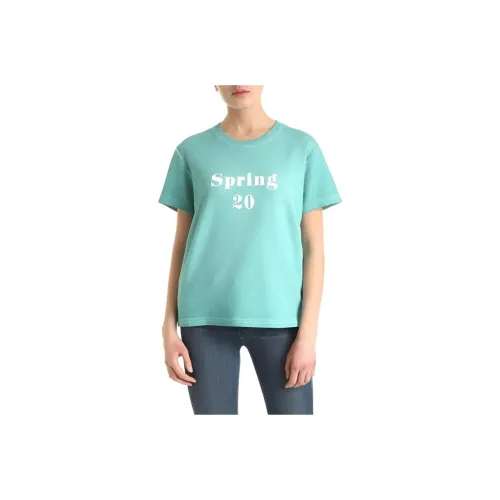 See By Chloe Стандартная футболка женская зеленая