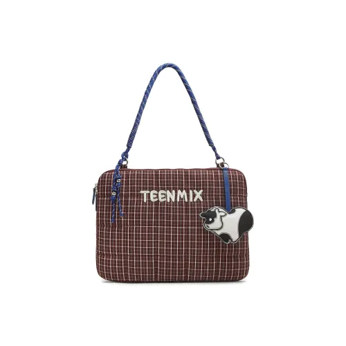 teenmix Ткань Ручная Сумка для Ноутбука Большая Женская Бургунди