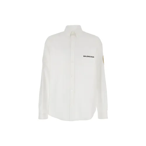 Balenciaga FW25 Рубашка Мужская Белая