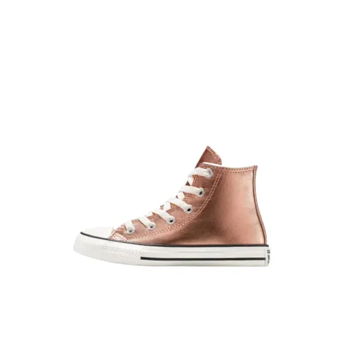 Converse Chuck Taylor All Star Амортизация Высокие Кеды для Детей Золото Белый Черный для Дети Возрастом 3-7 Лет