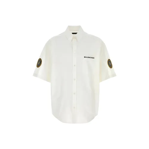 Balenciaga Белые Мужские Рубашки