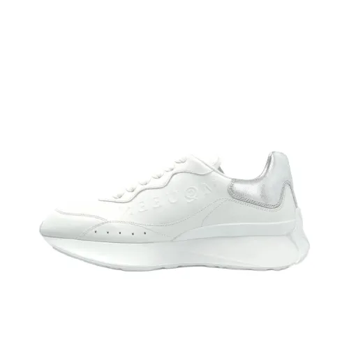 Alexander McQueen Sprint Runner Low Топ Повседневная обувь Женская Белая