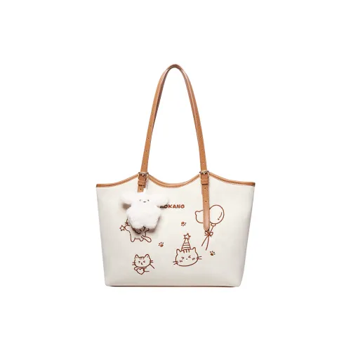 AOKANG Полиуретановая кожа Тоут Подмышечный Сумка на плечо Большой Женский Розовый Белый Черный Абрикосовый